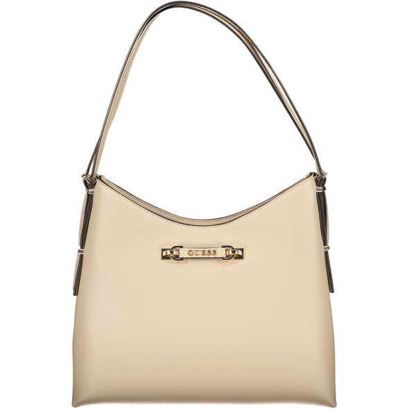 Guess Jeans Beige Polyethylene Women Handbag GU-39580 Guess Jeans Beige Polyethylene Women Handbag GU-39580