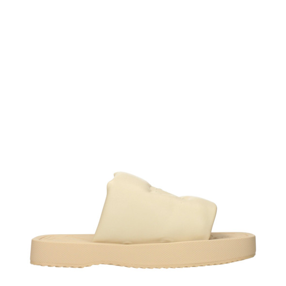 Beige Leather Slippers Sandals BU15265290518793BT Beige Leather Slippers Sandals BU15265290518793BT