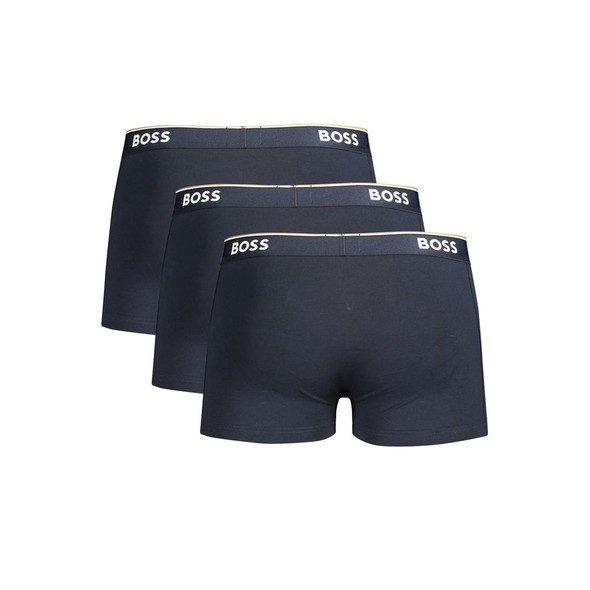 Blue Cotton Men Boxer Underwear Blue Cotton Men Boxer Underwear