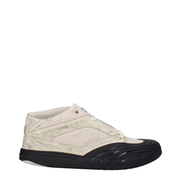 Beige Fabric Chunky Sneakers Beige Fabric Chunky Sneakers