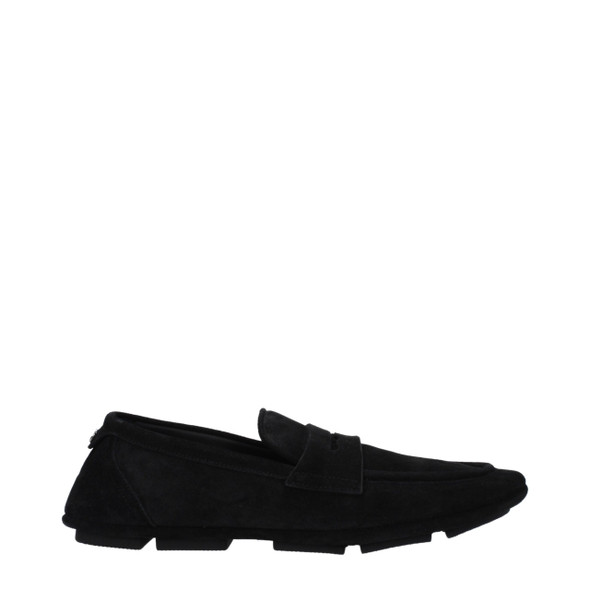 Black Leather Slip-On Loafers Black Leather Slip-On Loafers