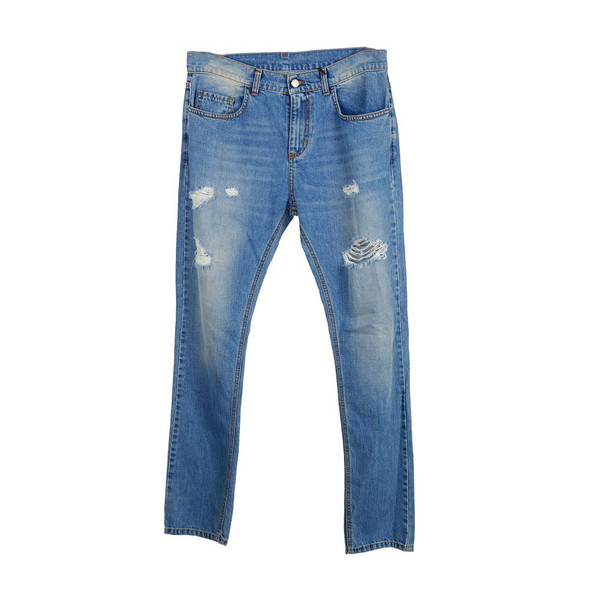 Comme Des Fuckdown Blue Cotton Men's Jeans Comme Des Fuckdown Blue Cotton Men's Jeans