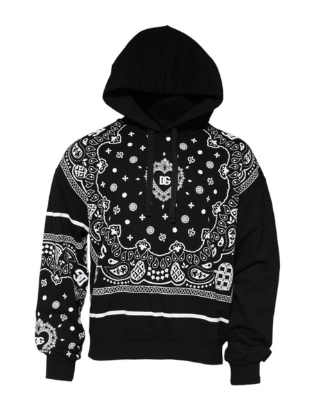 Black Bandana Hooded Men Sweatshirt Sweater Black Bandana Hooded Men Sweatshirt Sweater