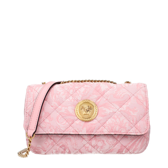 Pink Fabric Shoulder Bags Pink Fabric Shoulder Bags