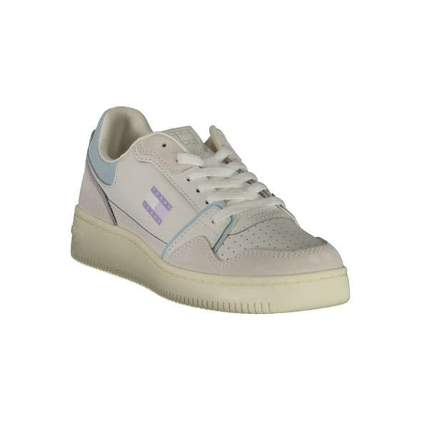 White Leather Women Sneaker TO-39604 White Leather Women Sneaker TO-39604