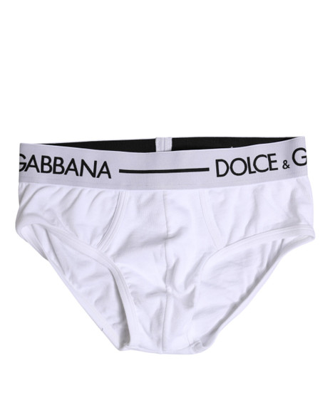 White Cotton Stretch Regular Brief Underwear BIK1744# White Cotton Stretch Regular Brief Underwear BIK1744#
