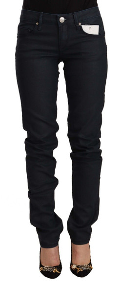 Black Cotton Low Waist Slim Fit Denim Jeans PAN71191 Black Cotton Low Waist Slim Fit Denim Jeans PAN71191
