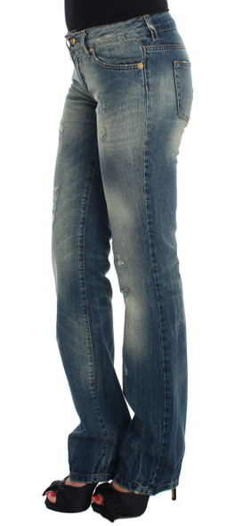 Blue Cotton Low Waist Jeans Blue Cotton Low Waist Jeans