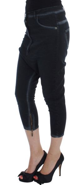 Blue Cotton Stretch Baggy Relax Jeans Blue Cotton Stretch Baggy Relax Jeans