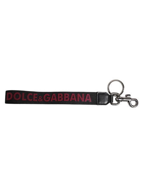Black Logo Nylon Silver Brass Men Holder Keychain Keyring SMY10699# Black Logo Nylon Silver Brass Men Holder Keychain Keyring SMY10699#