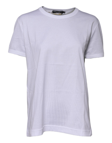 White Cotton Goodluck 2022 Crew Neck T-shirt White Cotton Goodluck 2022 Crew Neck T-shirt