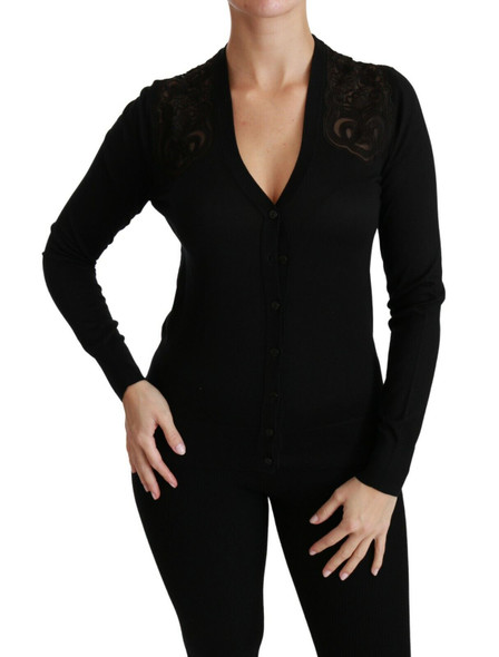 Black Lace Sweater Cardigan Sweater Black Lace Sweater Cardigan Sweater