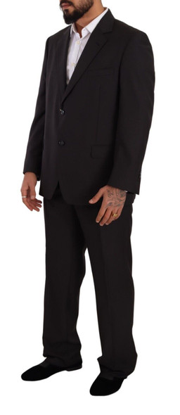 Gray Polyester Single Breasted Formal Suit KOS1943 Gray Polyester Single Breasted Formal Suit KOS1943