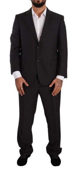 Dark Gray Single Breasted Formal Suit Dark Gray Single Breasted Formal Suit