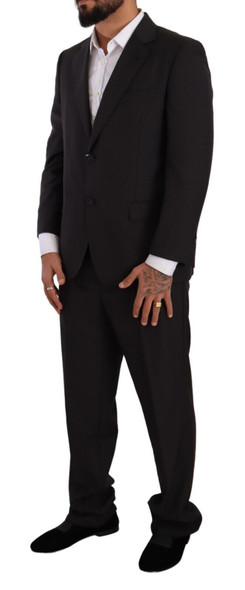 Dark Gray Single Breasted Formal Suit Dark Gray Single Breasted Formal Suit