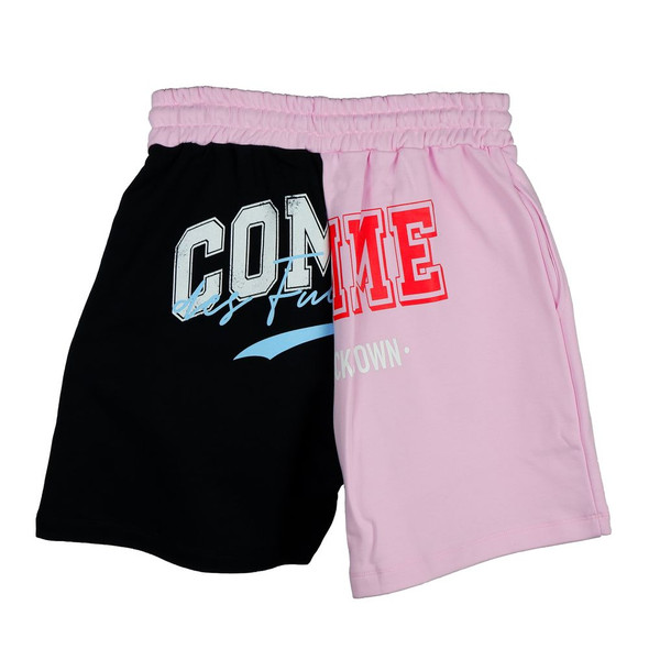 Comme Des Fuckdown Chic Two-Tone Graphic Shorts Comme Des Fuckdown Chic Two-Tone Graphic Shorts