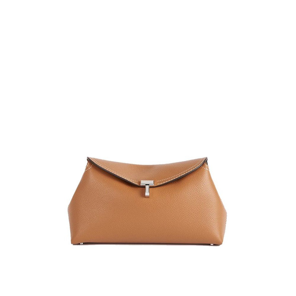 T-Lock grained-leather clutch Bag T-Lock grained-leather clutch Bag