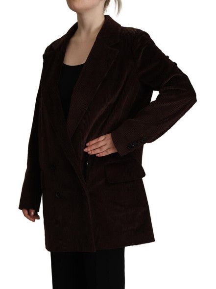 Dolce & Gabbana Bordeaux Corduroy Cotton Blazer Oversized Jacket Dolce & Gabbana Bordeaux Corduroy Cotton Blazer Oversized Jacket