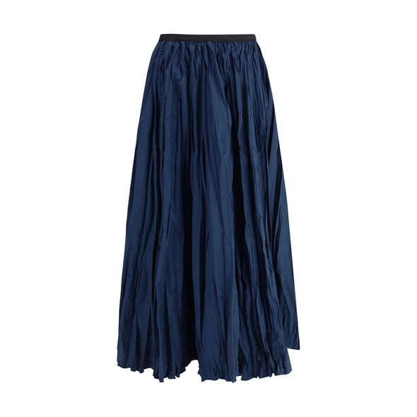 Crinkle-effect design pleated midi Skirt Crinkle-effect design pleated midi Skirt