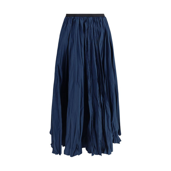 Crinkle-effect design pleated midi Skirt Crinkle-effect design pleated midi Skirt