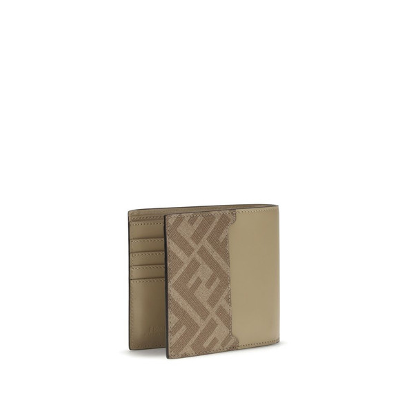 FF leather and canvas bifold Wallet FF leather and canvas bifold Wallet
