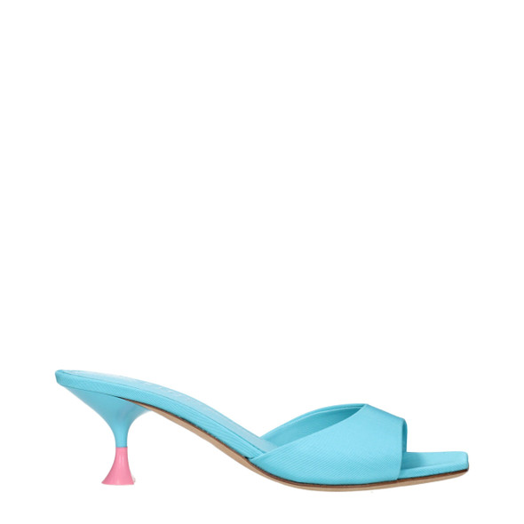Blue Fabric Stiletto Heels Sandals JU15271927480585BT Blue Fabric Stiletto Heels Sandals JU15271927480585BT