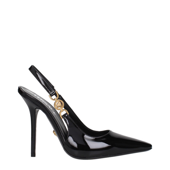 Black Leather High Heel Pumps VE15273649176841BT Black Leather High Heel Pumps VE15273649176841BT