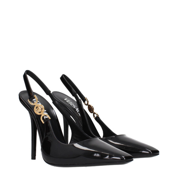 Black Leather High Heel Pumps VE15273649176841BT Black Leather High Heel Pumps VE15273649176841BT