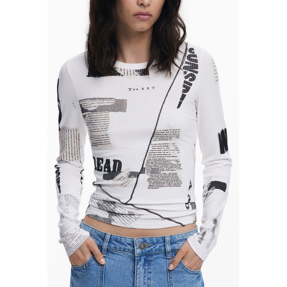 White Elastane Women Top White Elastane Women Top