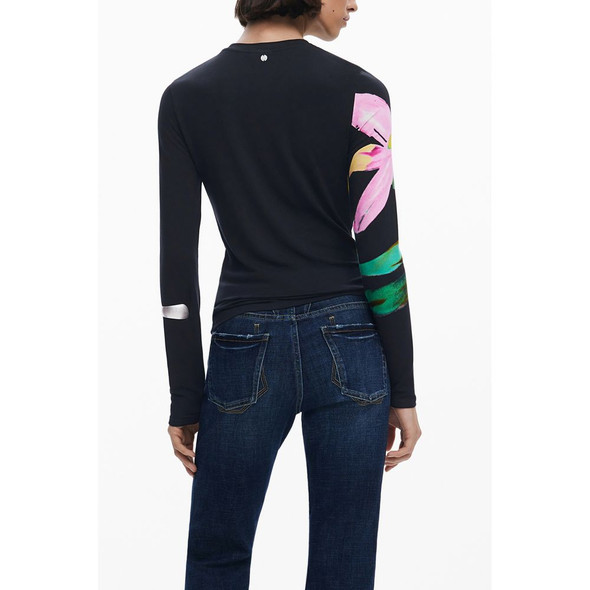 Black Viscose Women Top DE-39779 Black Viscose Women Top DE-39779