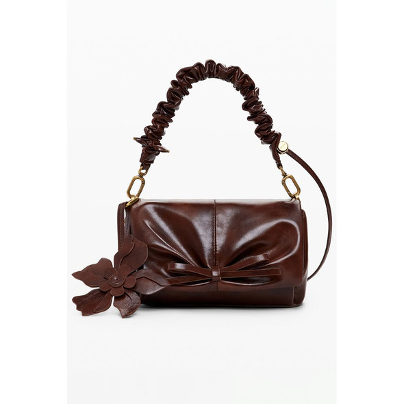 Brown Polyethylene Women Handbag DE-39794 Brown Polyethylene Women Handbag DE-39794