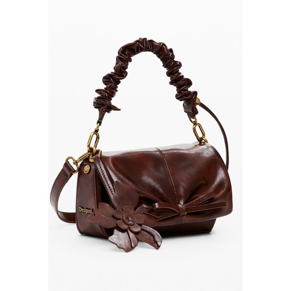 Brown Polyethylene Women Handbag DE-39794 Brown Polyethylene Women Handbag DE-39794