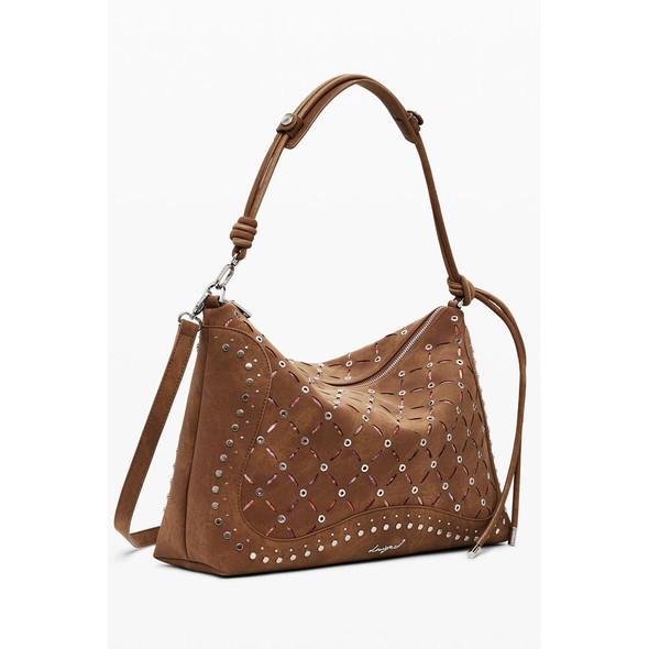 Brown Polyethylene Women Handbag DE-39796 Brown Polyethylene Women Handbag DE-39796