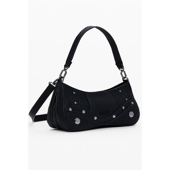Black Polyethylene Women Handbag DE-39813 Black Polyethylene Women Handbag DE-39813