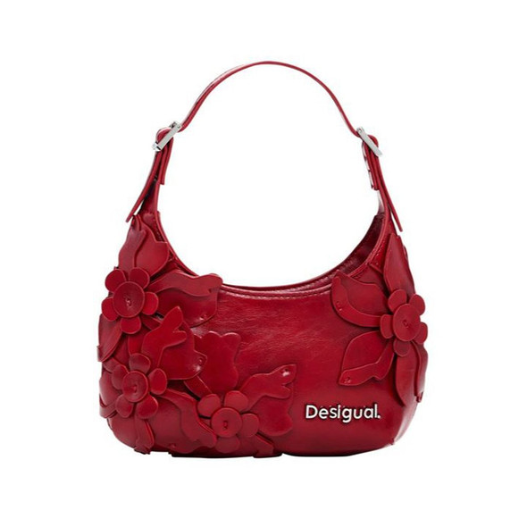 Red Polyethylene Women Handbag DE-39820 Red Polyethylene Women Handbag DE-39820