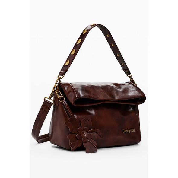 Brown Polyethylene Women Handbag DE-39822 Brown Polyethylene Women Handbag DE-39822