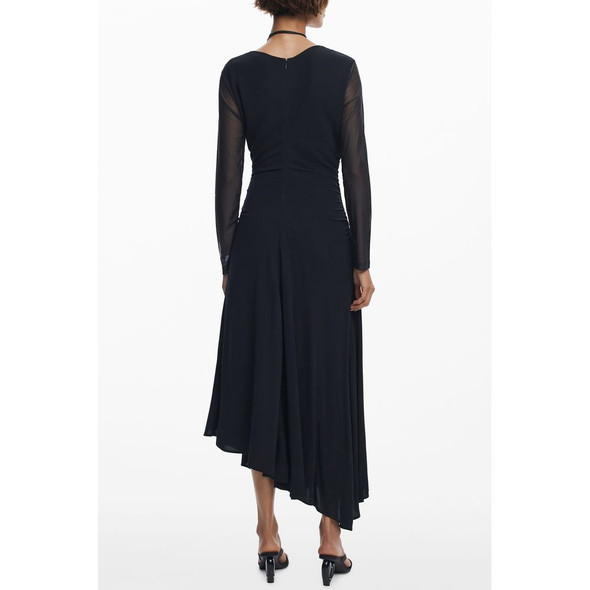 Black Polyester Women Dress DE-39764 Black Polyester Women Dress DE-39764