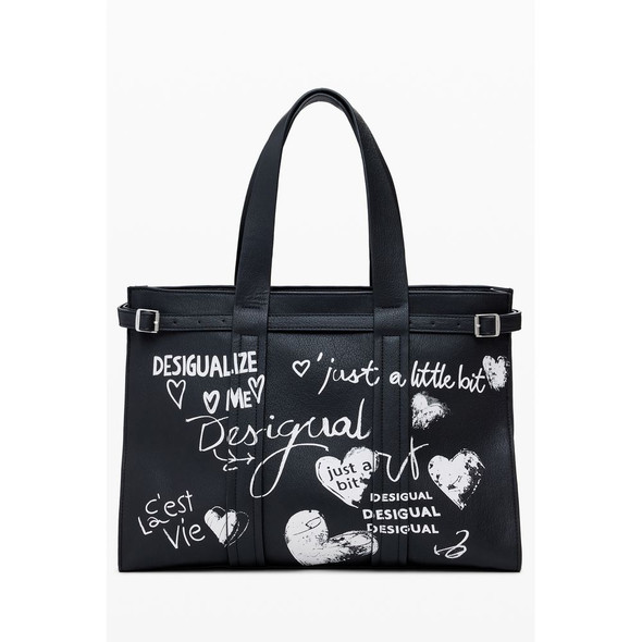 Black Polyethylene Women Handbag DE-39826 Black Polyethylene Women Handbag DE-39826