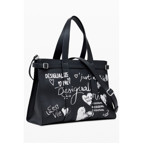 Black Polyethylene Women Handbag DE-39826 Black Polyethylene Women Handbag DE-39826