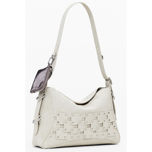 Beige Polyethylene Women Handbag DE-39828 Beige Polyethylene Women Handbag DE-39828