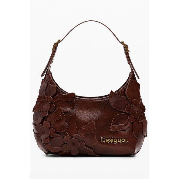 Brown Polyethylene Women Handbag DE-39834 Brown Polyethylene Women Handbag DE-39834