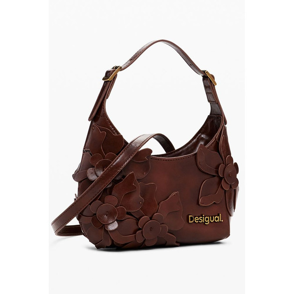 Brown Polyethylene Women Handbag DE-39834 Brown Polyethylene Women Handbag DE-39834