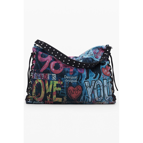 Blue Cotton Women Handbag DE-39837 Blue Cotton Women Handbag DE-39837