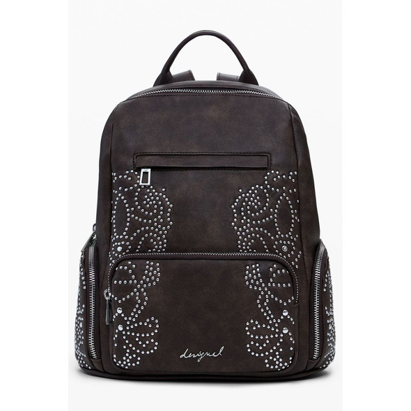 Brown Polyethylene Women Backpack DE-39863 Brown Polyethylene Women Backpack DE-39863