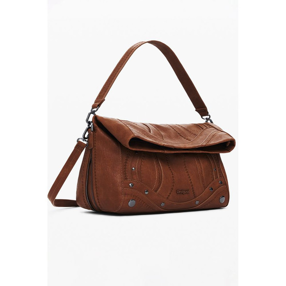 Brown Polyethylene Women Handbag DE-39871 Brown Polyethylene Women Handbag DE-39871