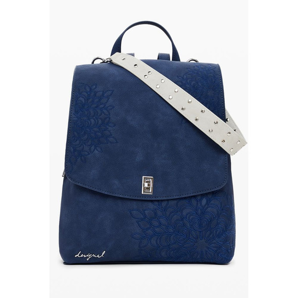 Blue Polyethylene Women Backpack DE-39872 Blue Polyethylene Women Backpack DE-39872