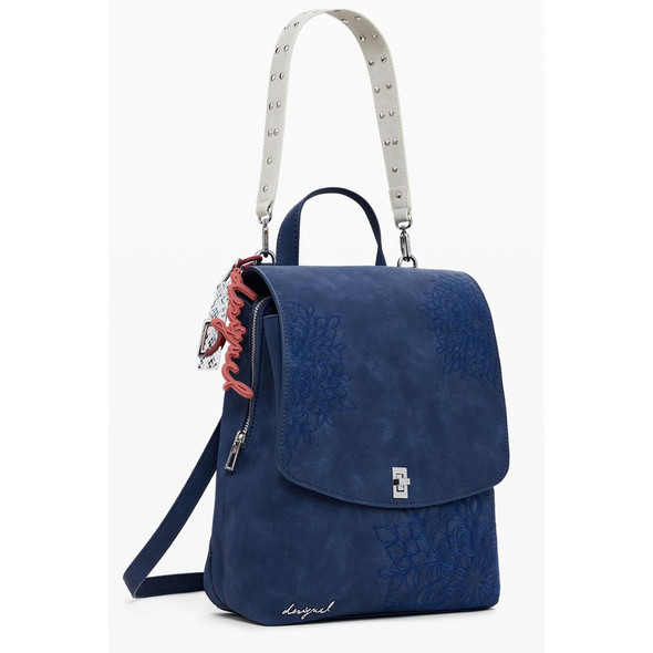 Blue Polyethylene Women Backpack DE-39872 Blue Polyethylene Women Backpack DE-39872