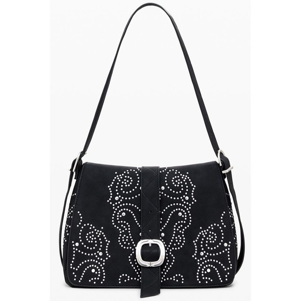 Black Polyethylene Women Handbag DE-39875 Black Polyethylene Women Handbag DE-39875