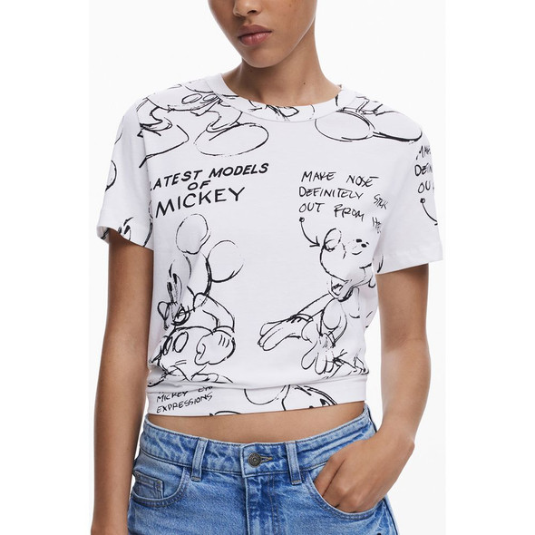 White Cotton Women T-Shirt DE-39785 White Cotton Women T-Shirt DE-39785