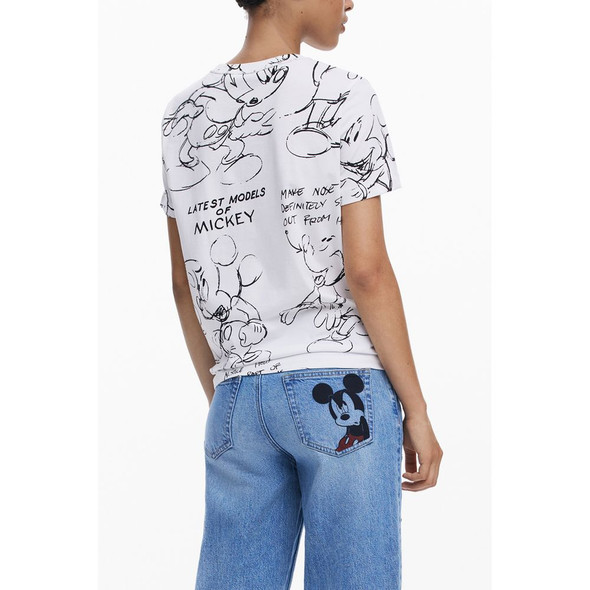 White Cotton Women T-Shirt DE-39785 White Cotton Women T-Shirt DE-39785